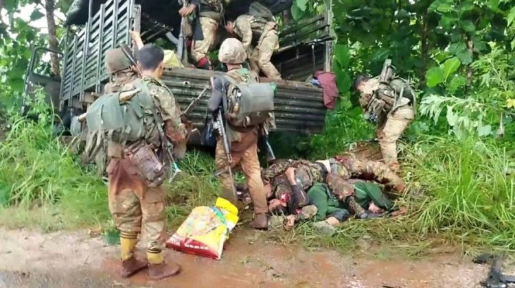 Myanmar ordusundan silahlı Halk Savunma Güçleri’ne pusu: 20 ölü