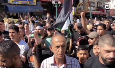 Filistin halkı 'Aksa Tufanı' operasyonuna destek için meydanlarda