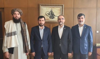 HÜDA PAR'dan 'Filistin Gündemi' ile Afganistan Büyükelçiliğine ziyaret
