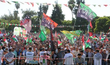 HÜDA PAR öncülüğünde İstanbul, Ankara ve Adana'da yüzbinler 'Aksa Tufanı'na Destek' için meydanlara indi