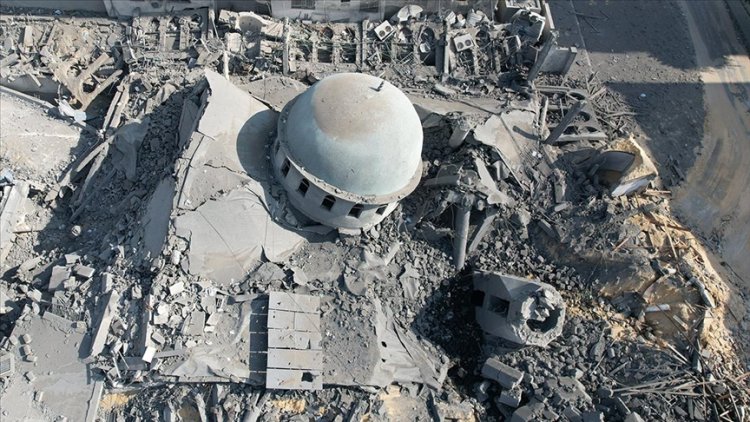Siyonist çete, Gazze'de 7 Ekim'den bu yana 26 camiyi tamamen yıktı