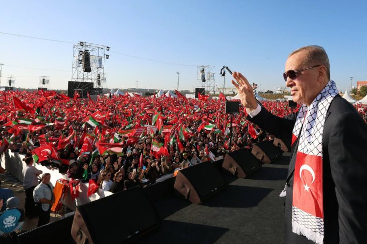 Cumhurbaşkanı Erdoğan: Gazze'de yaşanan katliam Batı'nın eseridir