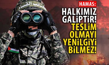 HAMAS: Halkımıza vesayet dayatmaya yönelik girişimler başarılı olmayacaktır