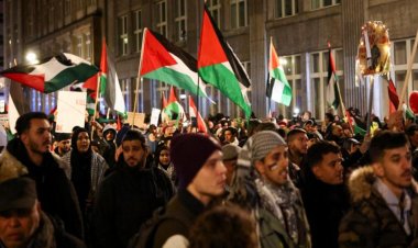 Almanya'daki Filistin gösterilerinde kullanılan 'Nehirden denize' sloganı yasaklandı