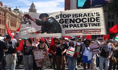 Dünyada Filistin'e destek gösterileri sürüyor