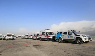 Türkiye'den Gazze için gönderilen sağlık gemisi Mısır'a ulaştı