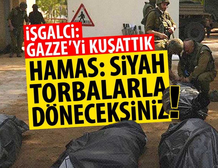 HAMAS'tan "Gazze kuşatıldı" açıklaması yapan işgalciyi titreten yanıt