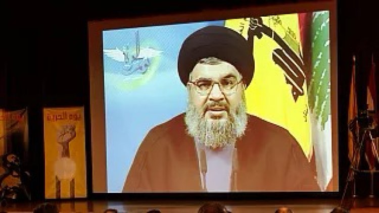 Seyyid Hasan Nasrallah, Kudüs şehitleri anısına konuşma yaptı.