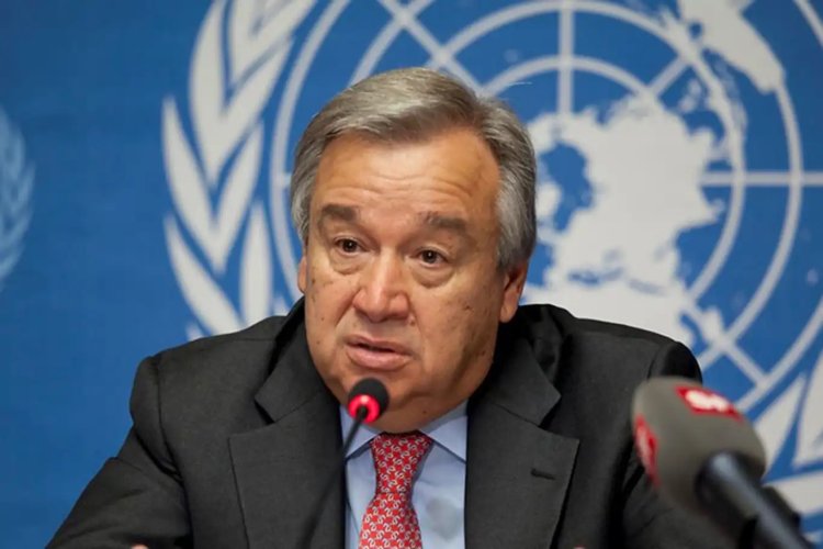 Guterres: Gazze, çocuklar için mezarlığa dönüştü.