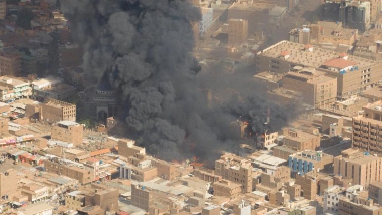 Sudan'da pazar yerine top mermisi düşmesi sonucu 34 kişi öldü
