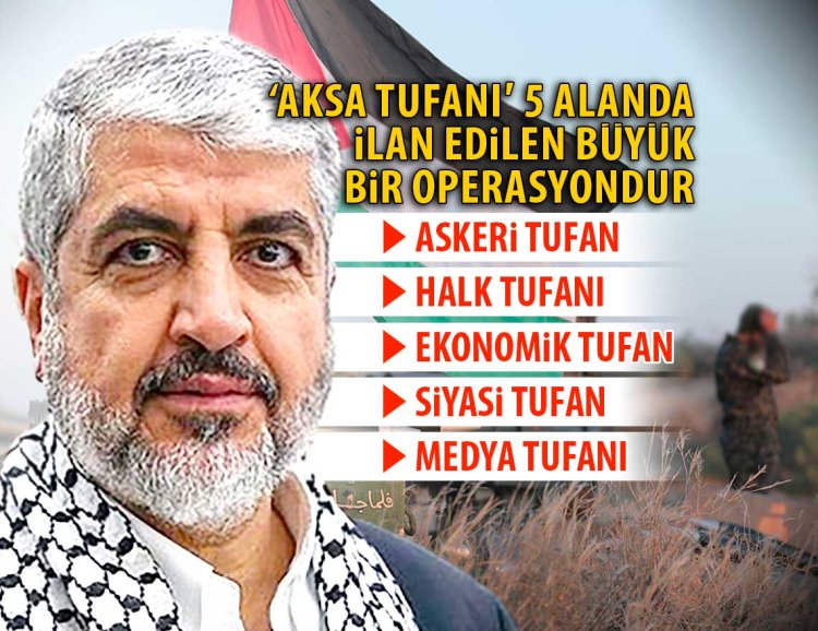 Halid Meşal'den 'Tufan'a' katılın çağrısı!