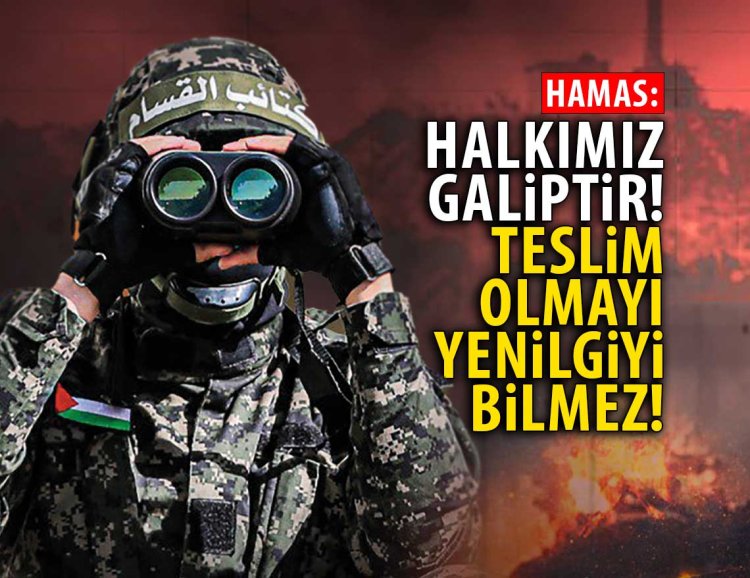 HAMAS: Halkımıza vesayet dayatmaya yönelik girişimler başarılı olmayacaktır