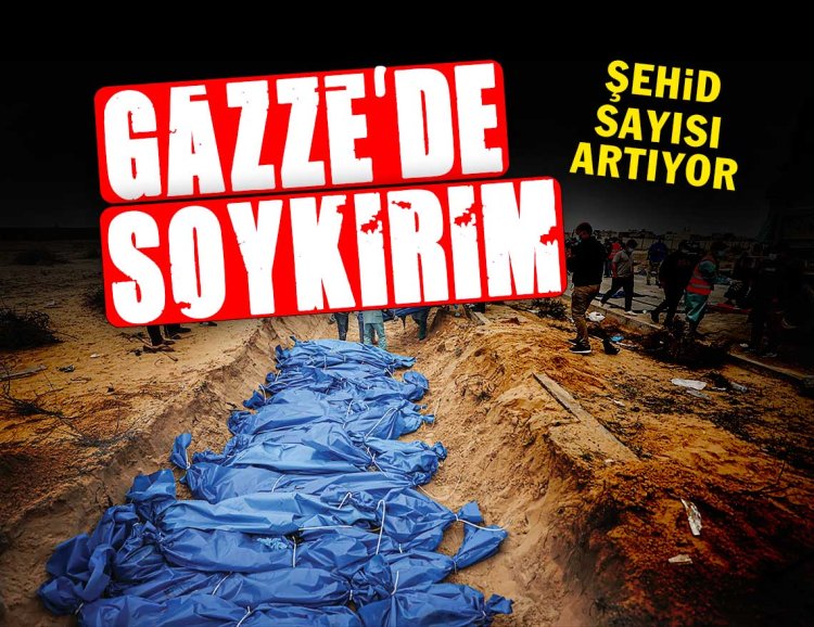 7 bin kişi kayıp! Gazze'de şehidler toplu mezara defnedildi