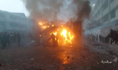 Terör rejimi Gazze'ye şiddetli saldırılarını sürdürüyor