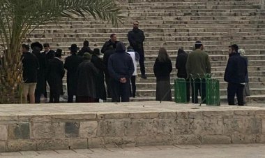 Siyonist teröristlerden Mescid-i Aksa'ya baskın