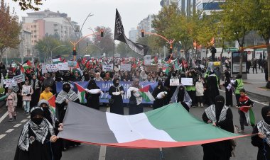 Batman'da binlerce anne Gazze için yürüdü
