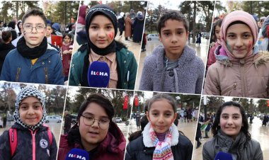 Soykırıma tepki gösteren çocuklar: Bu zulme dur denilmesi için daha kaç bin çocuğun öldürülmesi gerekir?