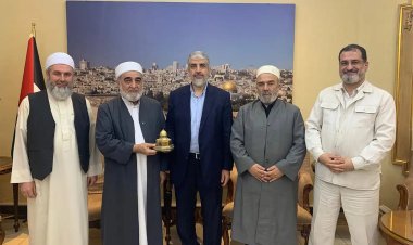 İTTİHADUL ULEMA heyeti HAMAS lideri Meşal ile bir araya geldi