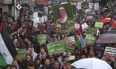 Ürdün'de Gazze'ye destek gösterisi