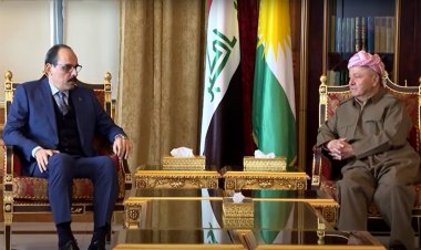 MİT Başkanı Kalın, Barzani ile görüştü