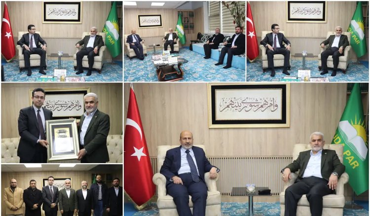 İslam dünyasından siyasi parti ve STK temsilcileri  Yapıcıoğlu'nu ziyaret etti