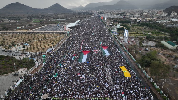 Yemen'de halk Gazze'ye destek için gösteriler düzenledi