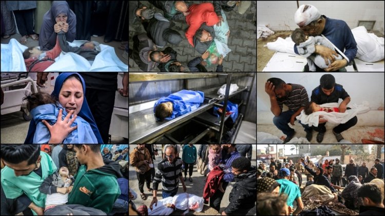 İşgalci İsrail, Gazze Şeridi'ndeki katliamlarını 114 gündür aralıksız sürdürüyor