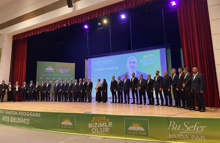 HÜDA PAR'ın İstanbul ilçeleri ve 3 il belediye başkan adayları açıklandı