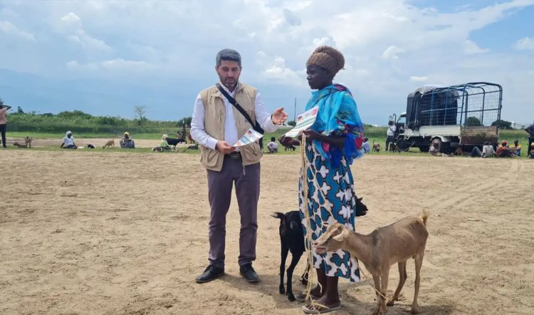 Avrupa Yetim Eli'nden Burundi'de muhtaç ailelere "canlı hayvan" desteği