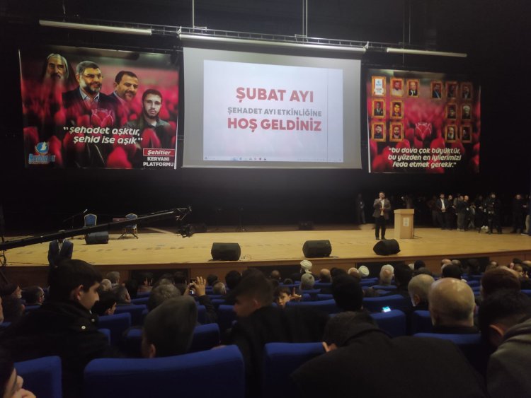 Diyarbakır'da "Şubat Ayı Şehadet Ayı" programı yoğun katılımla gerçekleşti