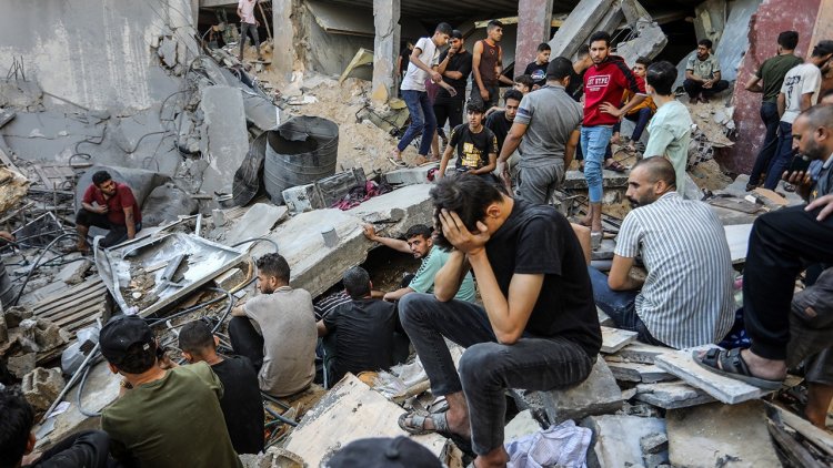 DSÖ: Gazze halkının tamamı hayal edilemeyecek bir şiddetle karşı karşıya