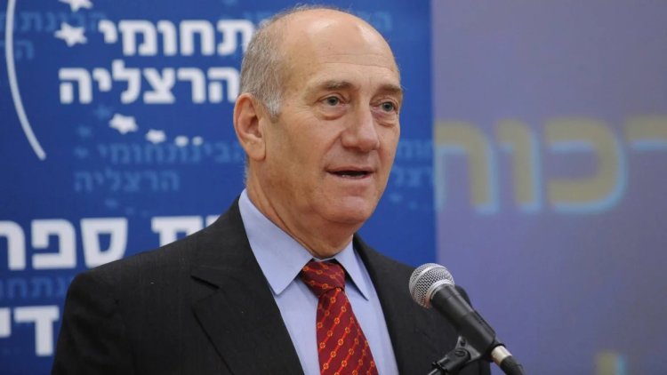 Siyonist rejimin eski Başbakanı Olmert: Netanyahu'nun koalisyon ortakları bölgesel savaş istiyor, Gazze ilk adım