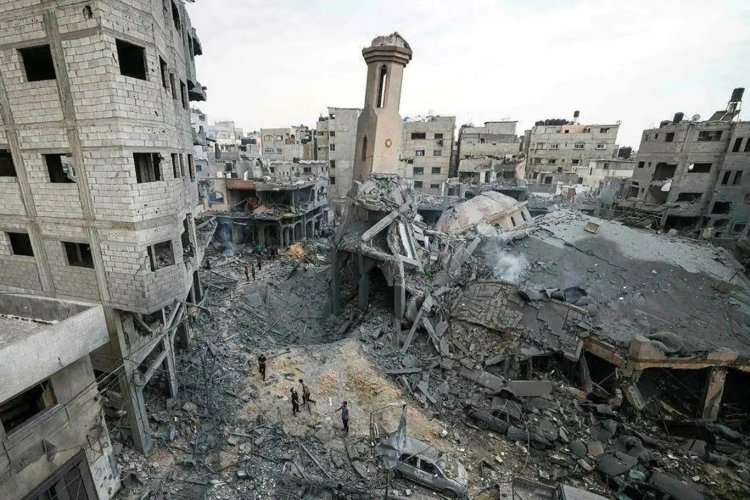 İşgalci terör rejimi Gazze'de 447 camiyi yıktı