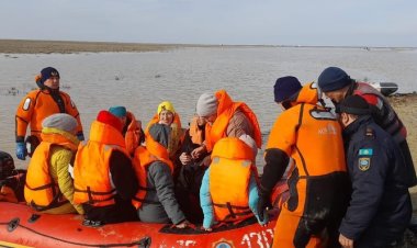 Kazakistan'da su taşkını nedeniyle 13 binden fazla kişi tahliye edildi