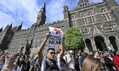 ABD üniversitelerindeki Filistin destekçisi protestolara işçi sınıfı da dahil oldu