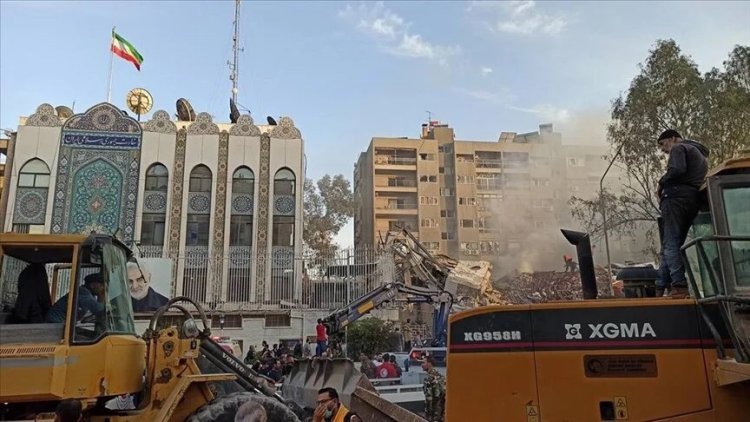 İşgalci terör rejimi, İran’ın Suriye Büyükelçiliği'ne hava saldırısı düzenledi