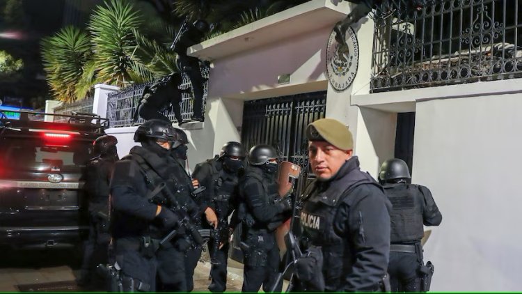 Büyükelçilik basıldı Meksika, Ekvador ile ilişkileri askıya aldı