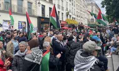 Paris ve Berlin'de Filistin'e destek gösterisi yapıldı