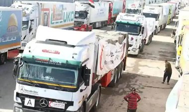 İşgalcilerin engelleri nedeniyle 3 bin yardım tırı Gazze'nin dışında kaldı