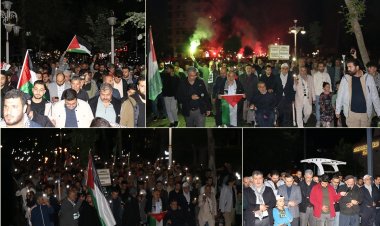 Malatya'da binlerci kişi Gazze için yürüdü