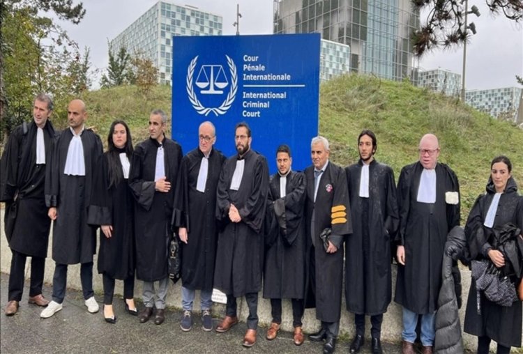 Hollanda'da "Barış için avukatlar" grubundan İşgalci İsrail'in Gazze'deki suçları için UCM'ye suç duyurusu