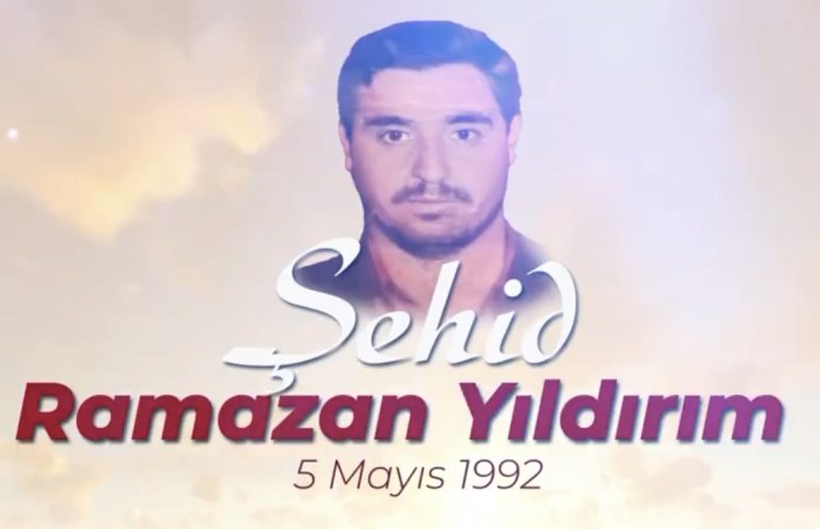 Ramazan Yıldırım şehadetinin 32. yılında kabri başında yâd edildi