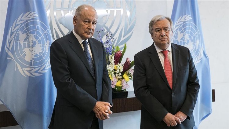 Arap Birliği Genel Sekreteri, Manama'da Guterres ile "Sudan ve Gazze'yi" görüştü