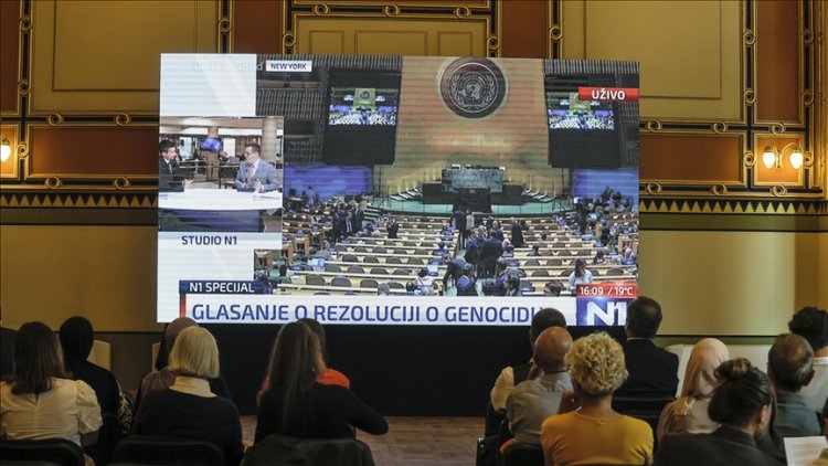 BM Genel Kurulunun "Srebrenitsa Soykırımı'nı Anma Günü" kararı Bosna Hersek'te sevinçle karşılandı