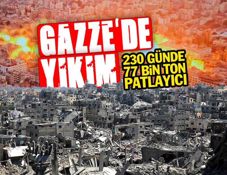 Gazze'de, 87 bin konut tamamen yıkıldı