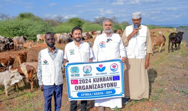 IHO Ebrar kurban organizasyonu için Kenya'da