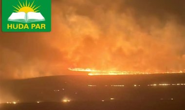 HÜDA PAR'dan Çınar ve Mazıdağı'ndaki yangınla ilgili kanun teklifi