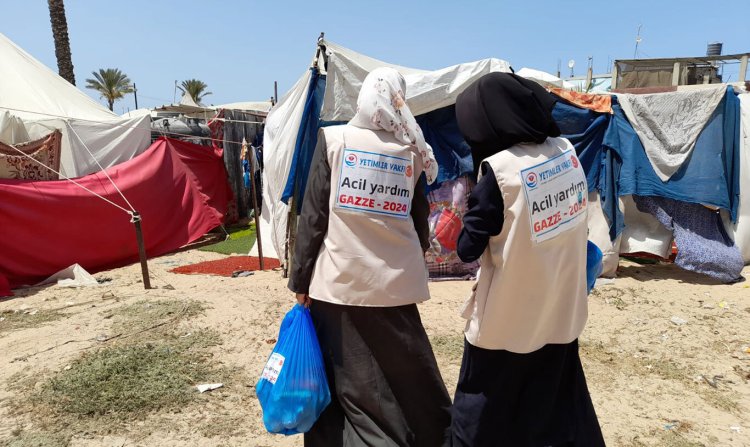 Yetimler Vakfından Gazze halkına insani yardım