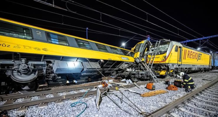 Çekya'da tren kazası: 4 ölü, 22 yaralı