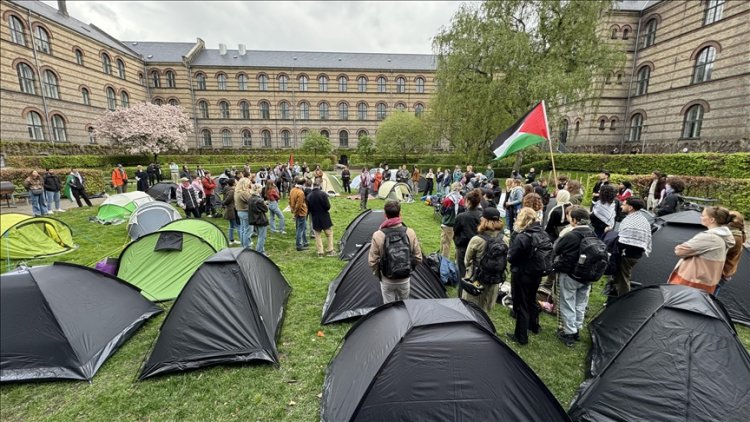 Danimarka'da Filistin destekçilerinden hükümete çağrı